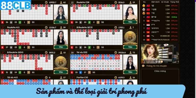 Top 3 sản phẩm casino live ăn khách nhất ở sảnh DG